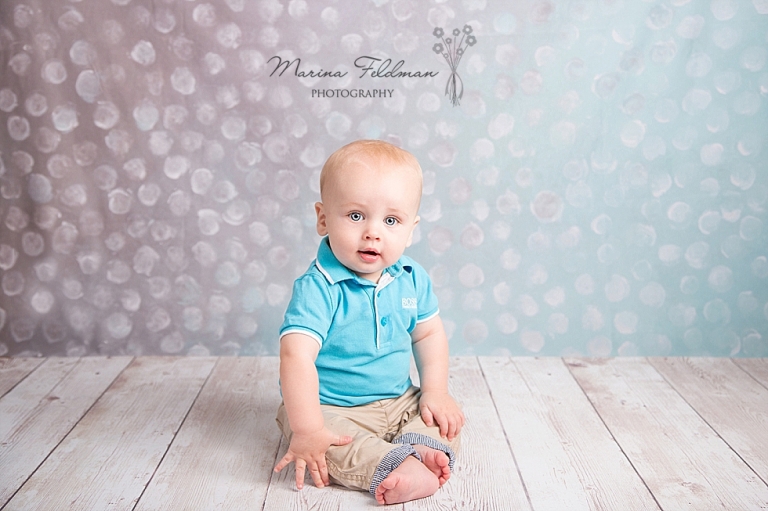6 month baby photo shoot