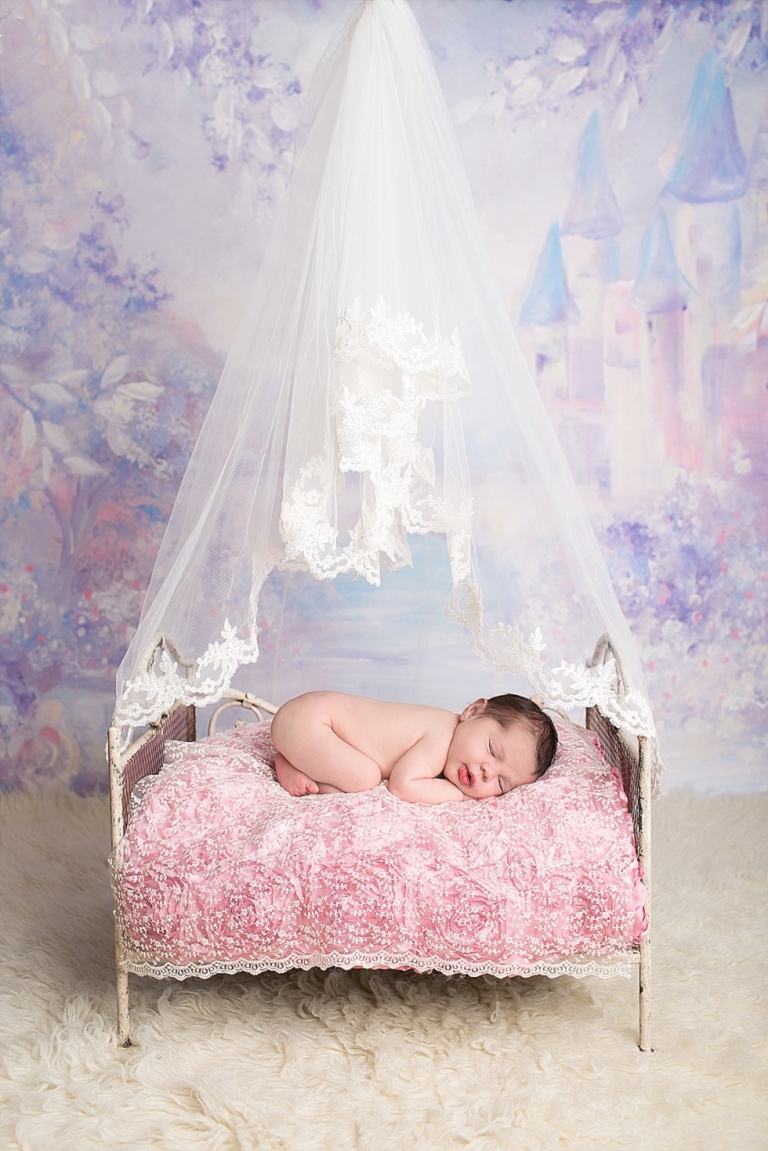 Baby photo Bath Bristol princess wedding veil