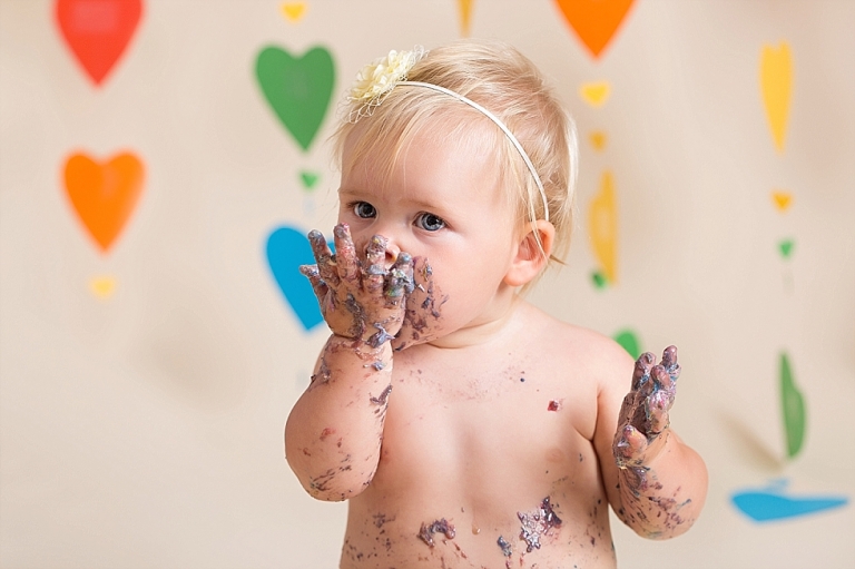 Cake Smash Bath Bristol Somerset Smash and Spash Session Rainbow baby cake smash